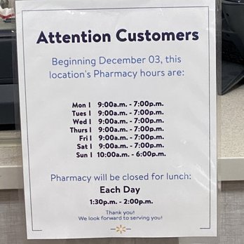 WALMART PHARMACY - Updated January 2025 - 1131 Kuala St, Pearl 