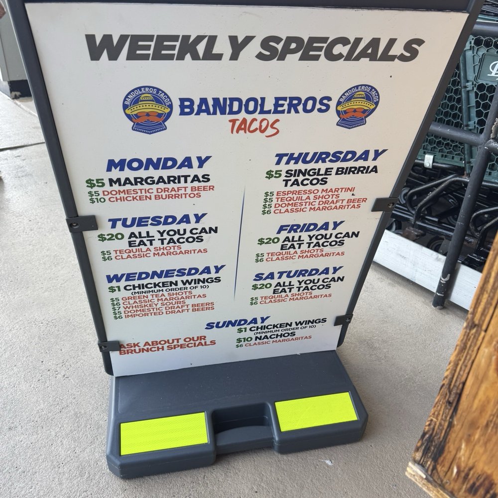 Bandoleros Tacos - Specials - Tacos Near Me - Sunrise, Florida Bandoleros Tacos - Specials - Tacos Near Me - Sunrise, Florida