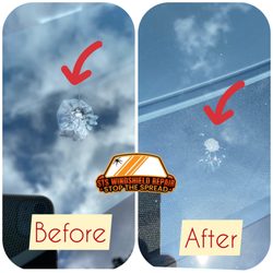 STS Windshield Repair - It filled in nicely and my customer was happy, so I was happy!
