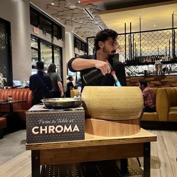Chroma Modern Bar + Kitchen - cheese wheel - New American Near Me - Orlando, Florida Chroma Modern Bar + Kitchen - cheese wheel - New American Near Me - Orlando, Florida