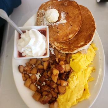 417 Union - Strawberry and cream pancakes breakfast Eggs To Order  Potatoes - Breakfast & Brunch Near Me - Nashville, Tennessee