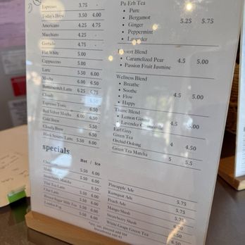 Cloud9 Coffee - Coffee Tea and Specials Menu (4/30/2026) - Coffee & Tea Near Me - Palo Alto, California