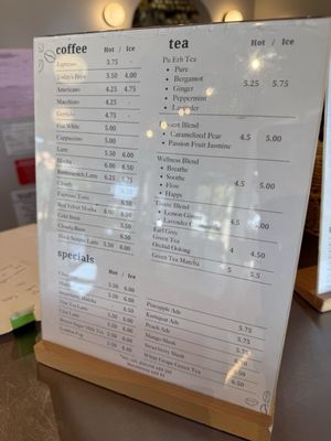 Menu photo 1 Cloud9 Coffee Palo Alto, CA