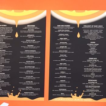 Squeezed Juice Bar - Rio Rancho - Full menu - Vegetarian Near Me - Rio Rancho, New Mexico