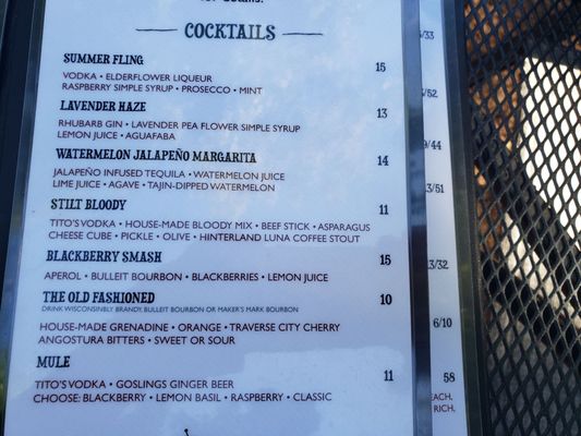 Menu photo 1 Stilt House Cedarburg, WI