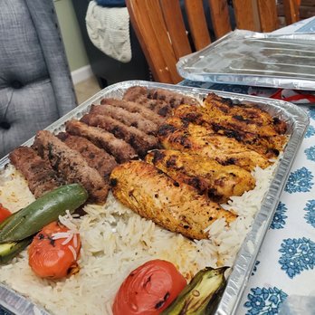 JeJe Mediterranean Grill - Family Half & Half Meal $39.99 - Mediterranean Near Me - Granada Hills, California