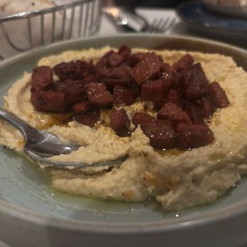 Alara - Humus with sausage - Mediterranean Near Me - Washington, DC, District of Columbia