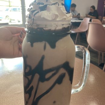 Kaffeinated Crepes and Coffee - Nutella milkshake. - Coffee & Tea Near Me - San Antonio, Texas