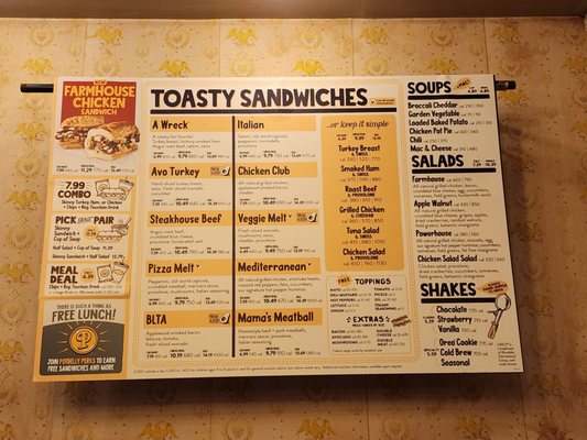 Menu photo 1 Potbelly Washington, DC, DC
