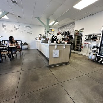 Masa y Taza - so light and bright in here, very welcoming - Mexican Near Me - Long Beach, California