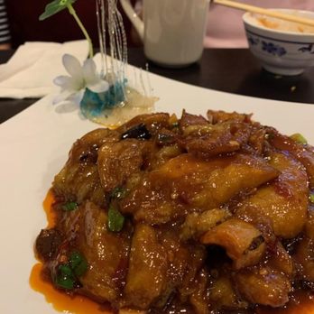 Old Li's Restaurant - Eggplant! Look at that tree made out of sugar though! - Chinese Near Me - North Charleston, South Carolina