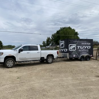 Tuyo Power - Job truck and trailer - Solar Installation Near Me - Post Falls, Idaho Tuyo Power - Job truck and trailer - Solar Installation Near Me - Post Falls, Idaho