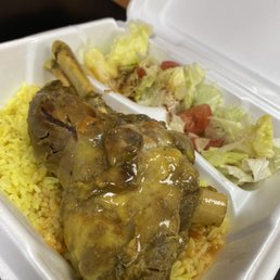 Close up of the Lamb Shank Close up of the Lamb Shank