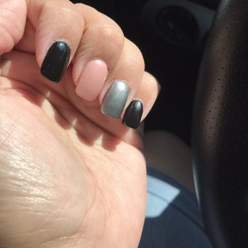 Angel Spa & Nails - Acrylics with regular polish - Nail Salons Near Me - Stafford, Virginia