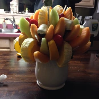Edible Arrangements - When it was unwrapped...fruit missing from the fruit goblins :) - Gift Shops Near Me - Woburn, Massachusetts