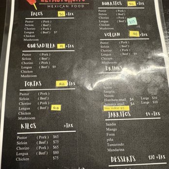 taqueria el pastorcito - Menu - Mexican Near Me - Toronto, Ontario taqueria el pastorcito - Menu - Mexican Near Me - Toronto, Ontario