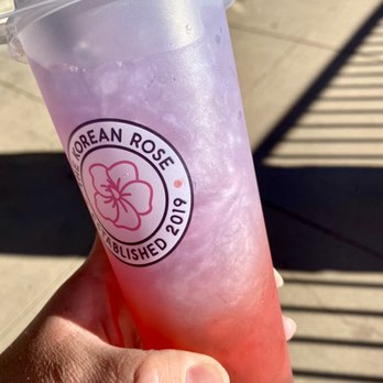 The Korean Rose - Euphoria with strawberry jellies - Coffee & Tea Near Me - Tucson, Arizona