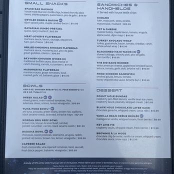 The Space Bar - Food menu - Bars Near Me - Titusville, Florida The Space Bar - Food menu - Bars Near Me - Titusville, Florida