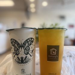 DaYung's Tea - Chandler - Taro Green Milk Tea & Orange Green Tea