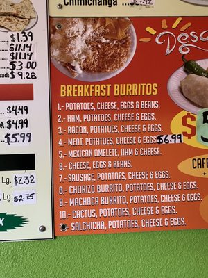 Menu photo 2 El Huarache Taco Shop Escondido, CA Menu photo 2 El Huarache Taco Shop Escondido, CA