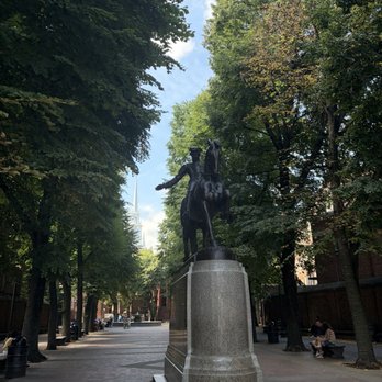Paul Revere Statue - Landmarks & Historical Buildings Near Me - Boston, Massachusetts