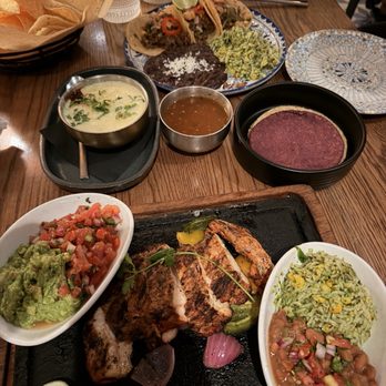 Mexican Sugar Las Colinas - Mesquite Grilled Chicken Fajitas and BARBACOA TACOS - Latin American Near Me - Irving, Texas Mexican Sugar Las Colinas - Mesquite Grilled Chicken Fajitas and BARBACOA TACOS - Latin American Near Me - Irving, Texas