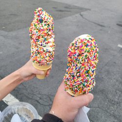 Antonio's Ice Cream - Two truly large larges.