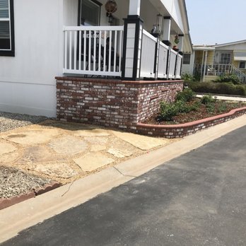 Inside Out Landscapes - the front of a mobile home - Landscaping Near Me - Carpinteria, California Inside Out Landscapes - the front of a mobile home - Landscaping Near Me - Carpinteria, California