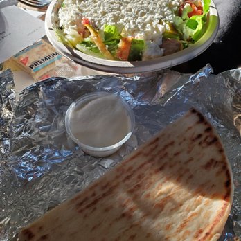 Rachel's Mediterranean Grill - Chicken souvlaki salad bowl with pita - Mediterranean Near Me - Cheektowaga, New York Rachel's Mediterranean Grill - Chicken souvlaki salad bowl with pita - Mediterranean Near Me - Cheektowaga, New York
