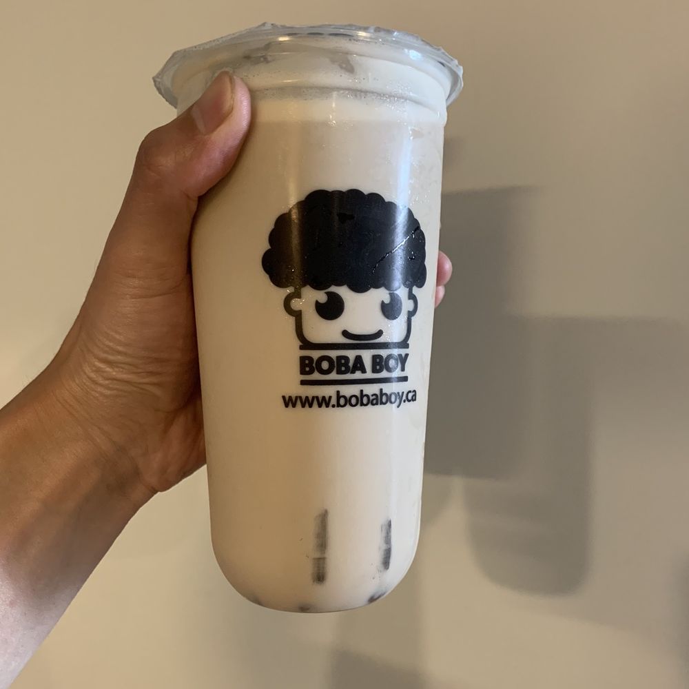 Large milk tea with tapioca but there was 9 of tapioca in it