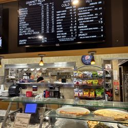 Palumbo Pizza - Front counter and menu