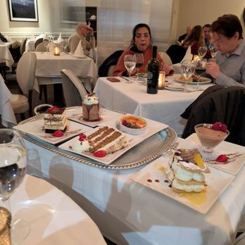 La Coquille - Dessert cart: so you can see the sampling of choices - French Near Me - Manhasset, New York La Coquille - Dessert cart: so you can see the sampling of choices - French Near Me - Manhasset, New York