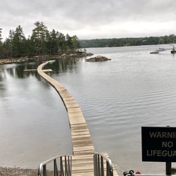 Mount Desert Campground - The floating docks