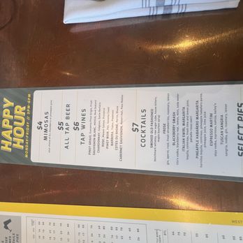 Pie Tap - HH menu - Pizza Near Me - Houston, Texas