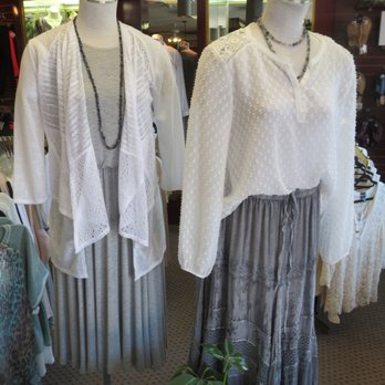 M Hillards - Great looking grey knit dress and grey elastic waist skirt... both topped off w/white tops... - Women's Clothing Near Me - Sparta Township, New Jersey