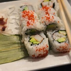 Zuki Japanese Hibachi Grill & Sushi Lounge - California roll, with imitation crab!