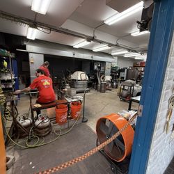 Art by Fire Gallery and Glass Blowing School - Hot shop