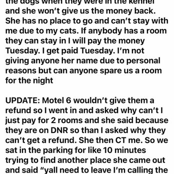 Motel 6 - Here's some of the explanation I posted on Facebook about the Motel 6 - Hotels Near Me - Cleburne, Texas Motel 6 - Here's some of the explanation I posted on Facebook about the Motel 6 - Hotels Near Me - Cleburne, Texas