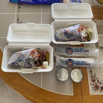 The Big Greek Cafe - Wednesday Gyro special with extra Tzatziki Sauce - Greek Near Me - Cockeysville, Maryland The Big Greek Cafe - Wednesday Gyro special with extra Tzatziki Sauce - Greek Near Me - Cockeysville, Maryland
