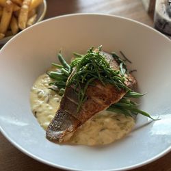 Macgochan's Restaurant - Sea bass.