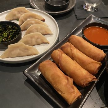 OBON Sushi Bar Ramen - Pork Gyoza and Veggie Egg Rolls - Sushi Bars Near Me - Scottsdale, Arizona OBON Sushi Bar Ramen - Pork Gyoza and Veggie Egg Rolls - Sushi Bars Near Me - Scottsdale, Arizona