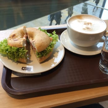 Coffee Fellows - Salmon bagel and caffee late. - Coffee & Tea Near Me - Vienna, 9