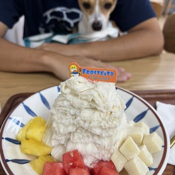 Frostcity - Small banana frost - Shaved Ice Near Me - Aiea, Hawaii