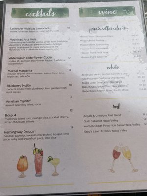 Menu photo 3 Bistro On the Green Mackinac Island, MI