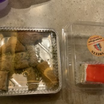 City Sweets - Baklava and a cake treat (we already ate some) AMAZING! - Desserts Near Me - El Cajon, California