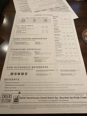Menu photo 2 LongHorn Steakhouse Hoover, AL