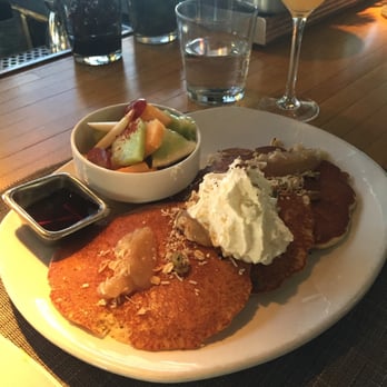Root Down - Almond flour buttermilk pancakes - New American Near Me - Denver, Colorado