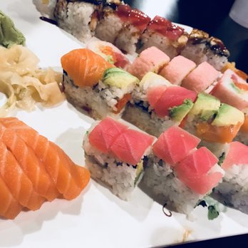 Miya Sushi - Salmon Sashimi, Double Tuna Roll, Tri-Color Roll, Tiger Roll (wrapped in soy paper) - Sushi Bars Near Me - Jacksonville, Florida Miya Sushi - Salmon Sashimi, Double Tuna Roll, Tri-Color Roll, Tiger Roll (wrapped in soy paper) - Sushi Bars Near Me - Jacksonville, Florida
