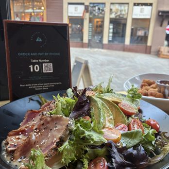 Shelter Distilling - Just a better photo I'm a photographer so  but it's the seared ahi - Distilleries Near Me - Mammoth Lakes, California