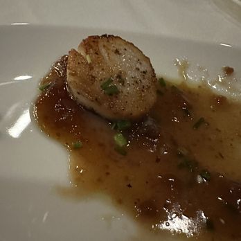 Remingtons Prime Steakhouse - Seared Scallops with Fig habanero jam, crispy prosciutto, - Steakhouses Near Me - Ocala, Florida Remingtons Prime Steakhouse - Seared Scallops with Fig habanero jam, crispy prosciutto, - Steakhouses Near Me - Ocala, Florida